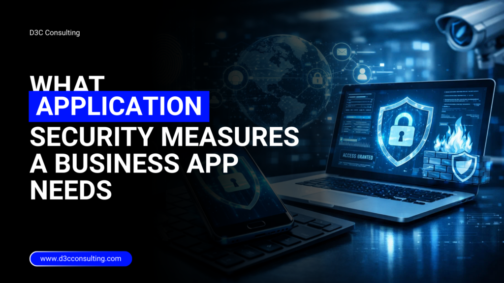 What Application Security Measures a Business App Needs - D3C Consulting